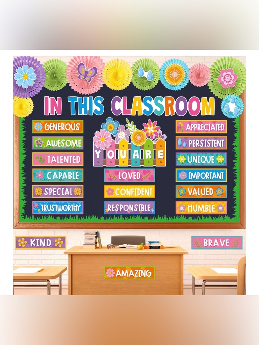 Affirmation Station Bulletin Board Set